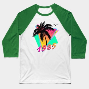 1985 Tropical Sunset Baseball T-Shirt